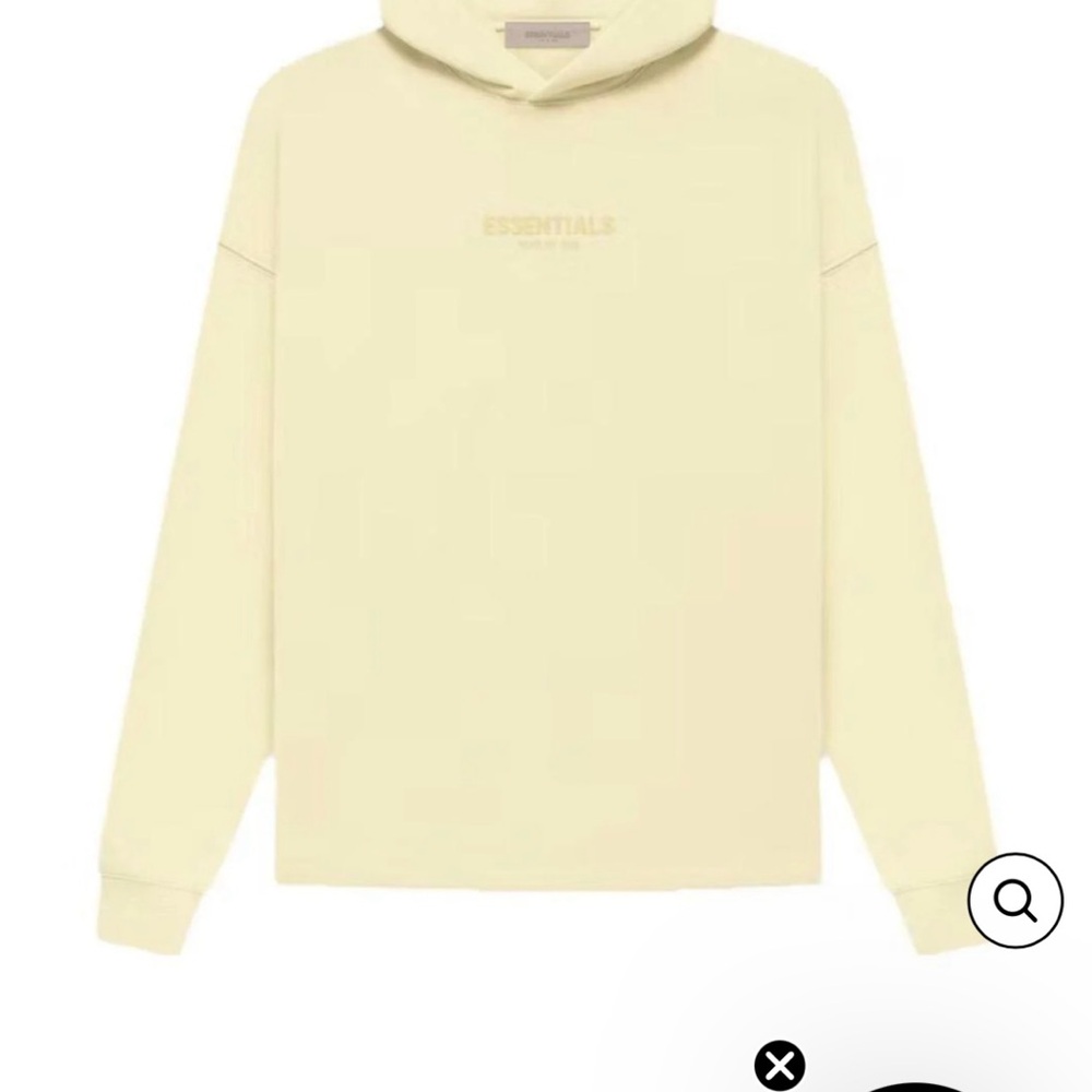 Essentials Cream Sweatshirt Relaxed Fit Knit